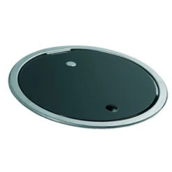 Piano Cottura Rotondo A Gas 1 Fuoco Con Coperchio In Vetro -ORANGEMARINE piano cottura rotondo a gas 1 fuoco con coperchio in vetro 1