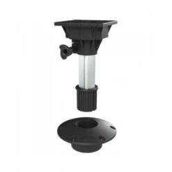 BASE SEDILE TELESCOPICA GIREVOLE PER WAVERIDER DA INCASSO CON AMMORTIZZATORE INTERNO