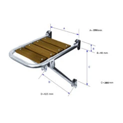 Plancetta Di Poppa Imbarcazioni Piccole -ORANGEMARINE plancetta di poppa imbarcazioni piccole 1