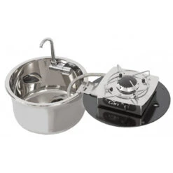 Fornello Ribaltabile 1 Fuoco+lavello Tondo - CAN