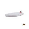 Trem PIANO OVALE IN ABS BIANCO -ORANGEMARINE plateau de table oval abs blanc