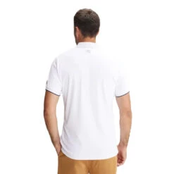 Polo Maniche CorteMancepoluv 30 Bianca - TBS 9 Polo Maniche CorteMancepoluv 30 Bianca - TBS -ORANGEMARINE polo mancepol manches courtes uv 30 blanc tbs 3