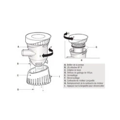 Attwood Pompa Di Sentina TSUNAMI 12V -ORANGEMARINE pompa di sentina tsunami 12v 6