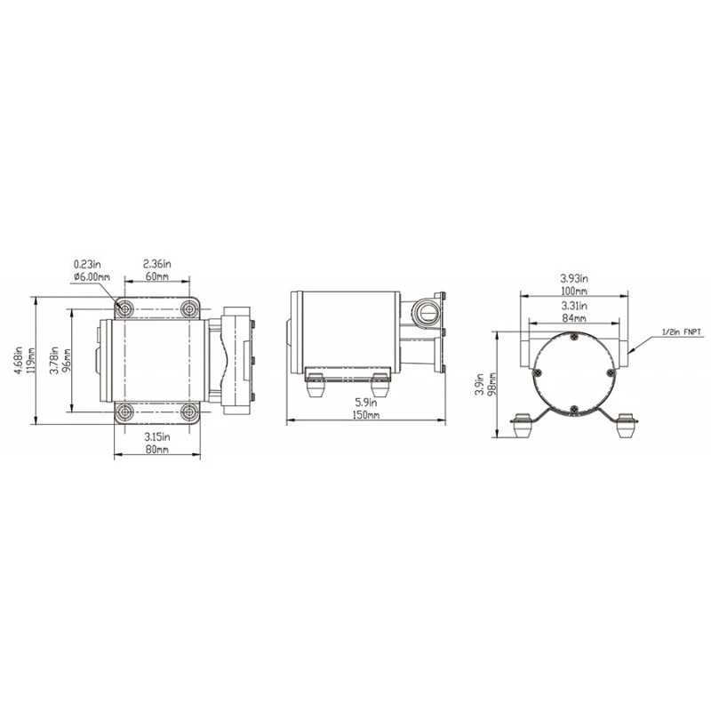 Pompa Di Sentina Autoadescante 24V - 30L - SEAFLO 5 Pompa Di Sentina Autoadescante 24V - 30L - SEAFLO - immagine 3