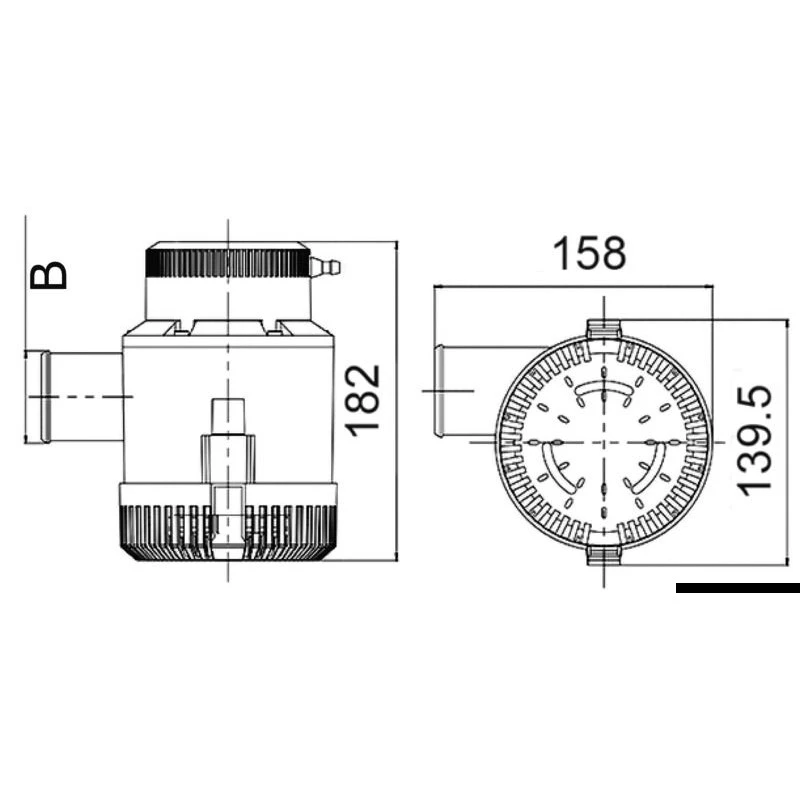 Pompa Di Sentina Elettrica Sommersa Maxi 12V 4 Pompa Di Sentina Elettrica Sommersa Maxi 12V - immagine 2