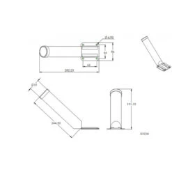 Porta Canne Amovibile In Inox -ORANGEMARINE porta canne amovibile in inox 3