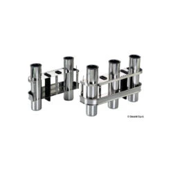 Portacanna Acciaio Inox 2 Posti