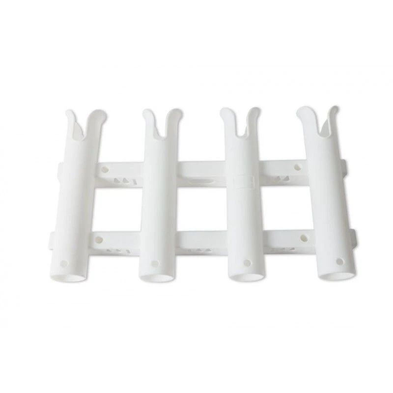 PORTA CANNA IN PVC BIANCO 4 ASTE 3 PORTA CANNA IN PVC BIANCO 4 ASTE