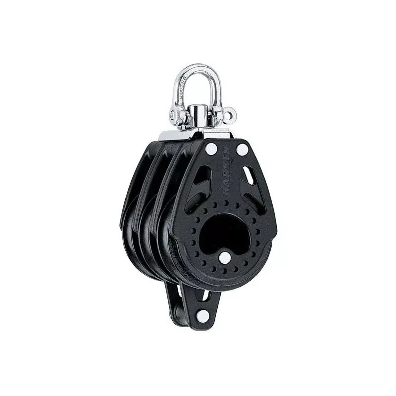 Poulie CARBO Triple émerillon Ringot Réa De 57 Mm - HARKEN 3 Poulie CARBO Triple émerillon Ringot Réa De 57 Mm - HARKEN