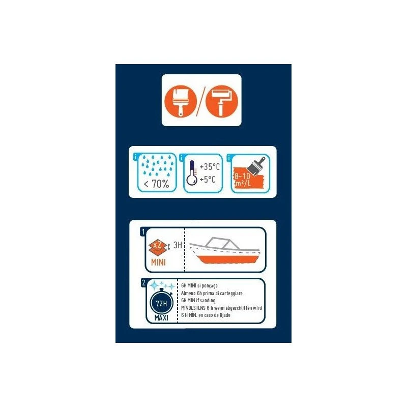 Primer Per Zone Sommerse 2.5 L - Orangemarine 5 Primer Per Zone Sommerse 2.5 L - Orangemarine - immagine 3