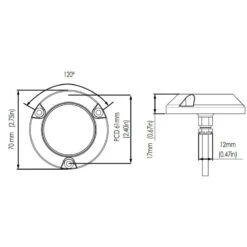 Projecteur Sous-marin à LED SUPRA SMX 23 -ORANGEMARINE projecteur sous marin a led supra smx 23 4