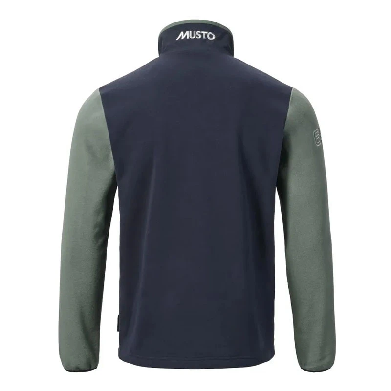 64 Pullover In Pile Verde-navy - Musto 4 64 Pullover In Pile Verde-navy - Musto - immagine 2