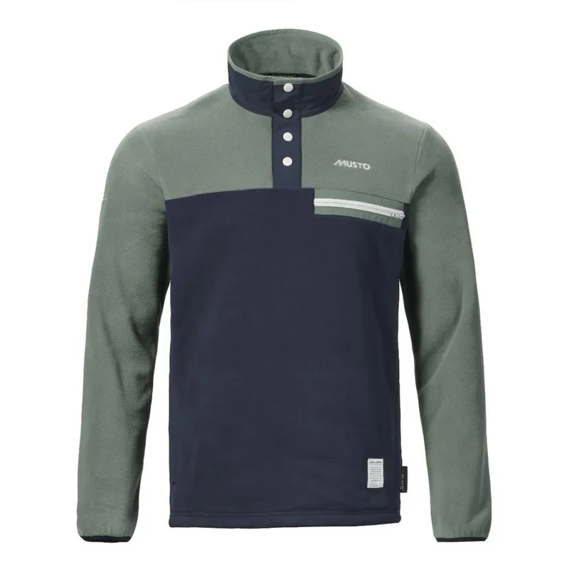 64 Pullover In Pile Verde-navy - Musto 3 64 Pullover In Pile Verde-navy - Musto