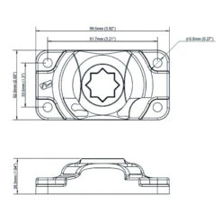 Receveur StarPort HD - RAILBLAZA -ORANGEMARINE receveur starport hd railblaza 3