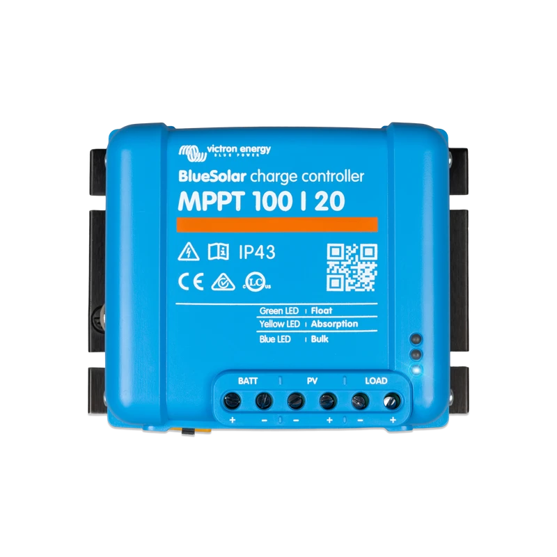 RÉGULATEUR DE CHARGE MPPT BLUESOLAR 100/20 VICTRON 3 RÉGULATEUR DE CHARGE MPPT BLUESOLAR 100/20 VICTRON