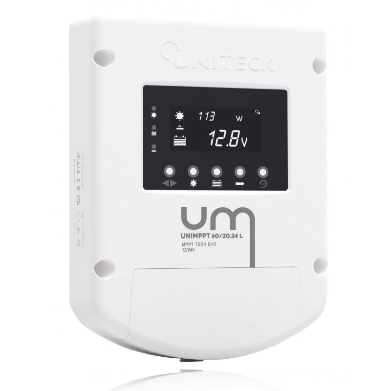 Régulateur De Charge Mppt Unimppt Avec écran Lcd 20a - Uniteck 3 Régulateur De Charge Mppt Unimppt Avec écran Lcd 20a - Uniteck