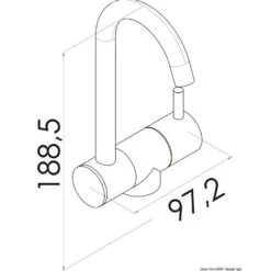 Rubinetto Pieghevole Slim Acqua Calda/fredda -ORANGEMARINE rubinetto pieghevole slim acqua calda fredda 1