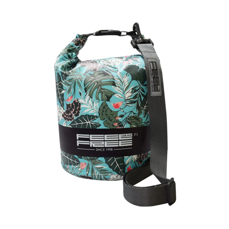 Borsa Impermeabile Feelfree Tube Mini 5l Verde Tropicale / Grigio 3 Borsa Impermeabile Feelfree Tube Mini 5l Verde Tropicale / Grigio