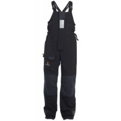 Salopette Cerata Semi-altura VENTURI Foderata In Pile - Nero - Bermudes