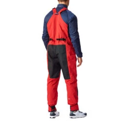 Tuta Hi-fit Da Uomo Con Pettorina E Bretelle - Rosso - Henri Lloyd -ORANGEMARINE salopette cotiere hi fit uomo rosso henri lloyd 11