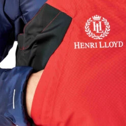 Tuta Hi-fit Da Uomo Con Pettorina E Bretelle - Rosso - Henri Lloyd -ORANGEMARINE salopette cotiere hi fit uomo rosso henri lloyd 3