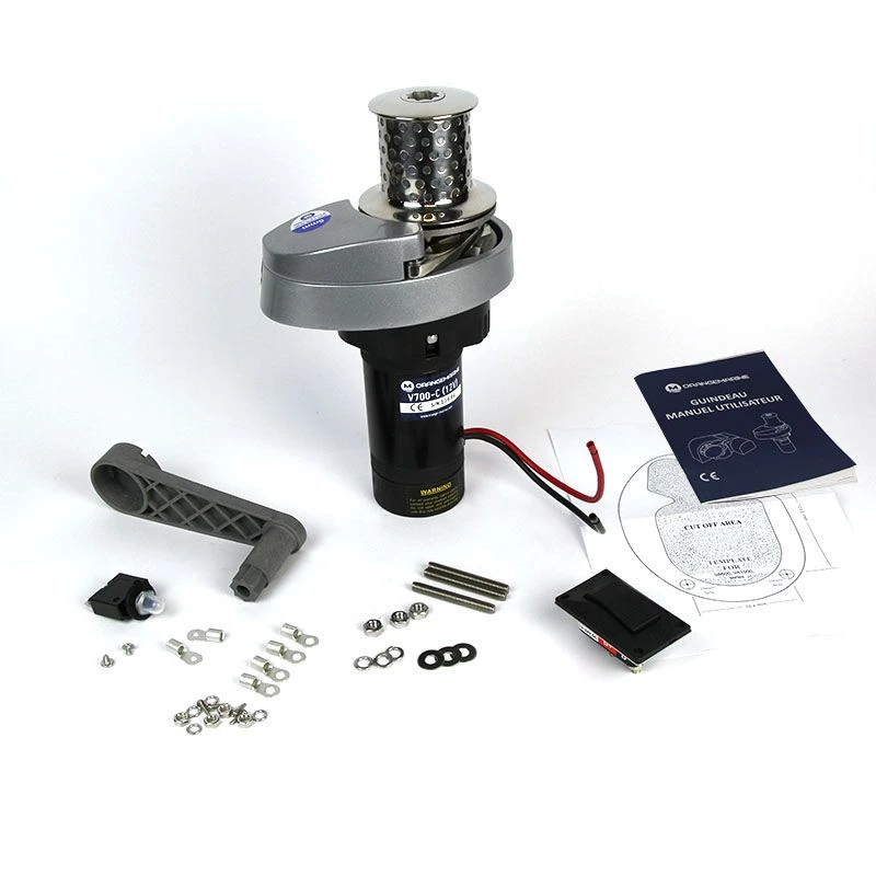 Salpa Ancora Verticale 700 W INOX Con Campana - 8 Mm DIN/ISO - ORANGEMARINE 5 Salpa Ancora Verticale 700 W INOX Con Campana - 8 Mm DIN/ISO - ORANGEMARINE - immagine 3