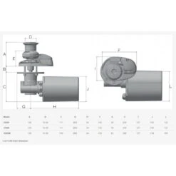 Salpa Ancore X1 12V 500W In Alluminio Con Campana 7 Salpa Ancore X1 12V 500W In Alluminio Con Campana -ORANGEMARINE salpa ancore x1 12v 500w in alluminio con campana 2