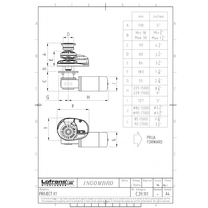 Salpa Ancore X1 500 W Senza Campana 9 Salpa Ancore X1 500 W Senza Campana - immagine 7