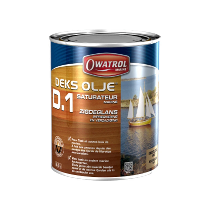 Detergente Per Legno Esotico DEKS OLJE D1 1 Litro - OWATROL 4 Detergente Per Legno Esotico DEKS OLJE D1 1 Litro - OWATROL - immagine 2