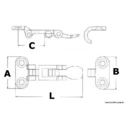 Sauterelle En Laiton Chromé -ORANGEMARINE sauterelle en laiton chrome 1