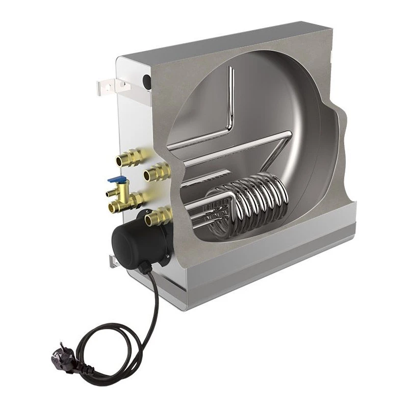 Scaldabagno Rettangolare INOX Per Barche E Camper - ATI 4 Scaldabagno Rettangolare INOX Per Barche E Camper - ATI - immagine 2