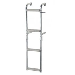 NUOVA RADE Scaletta In Acciaio Inox Semi-pieghevole