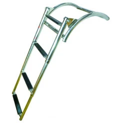 Trem Scaletta Pieghevole Inox Per Gommoni - 3 Scalini Antiscivolo