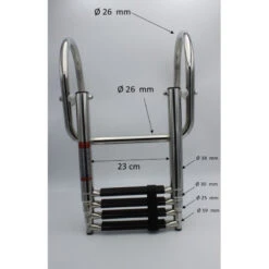 Scaletta Telescopica 4 Scalini In Acciaio Inox Con Maniglie Per Plancette 16 Scaletta Telescopica 4 Scalini In Acciaio Inox Con Maniglie Per Plancette -ORANGEMARINE scaletta telescopica 4 scalini in acciaio inox con maniglie per plancette 5