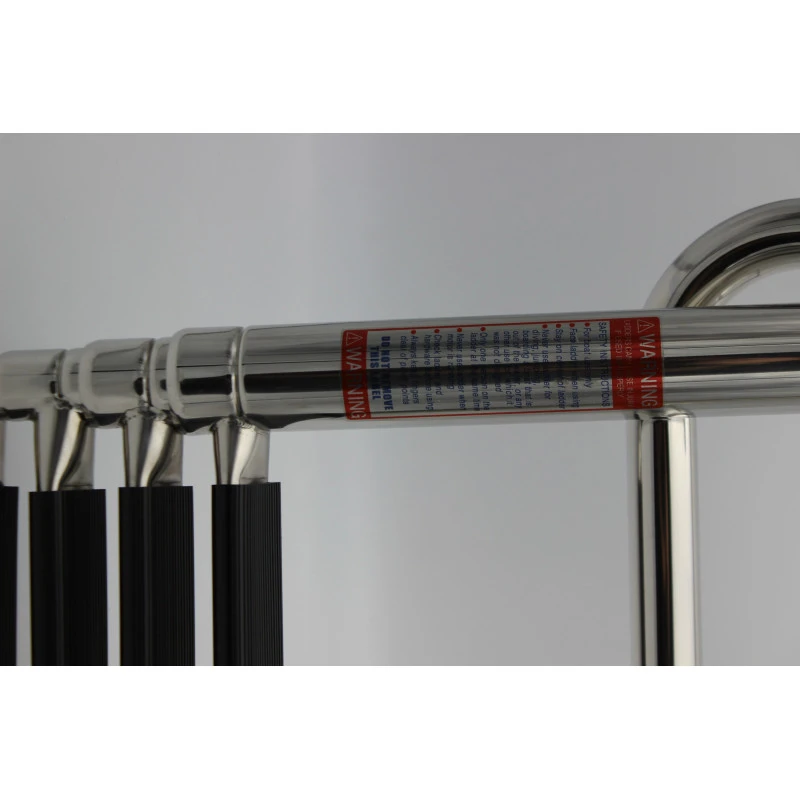 Scaletta Telescopica 4 Scalini In Acciaio Inox Con Maniglie Per Plancette 9 Scaletta Telescopica 4 Scalini In Acciaio Inox Con Maniglie Per Plancette - immagine 7