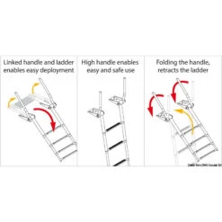 Scaletta Telescopica E Automatica Osculati -ORANGEMARINE scaletta telescopica e automatica osculati 6
