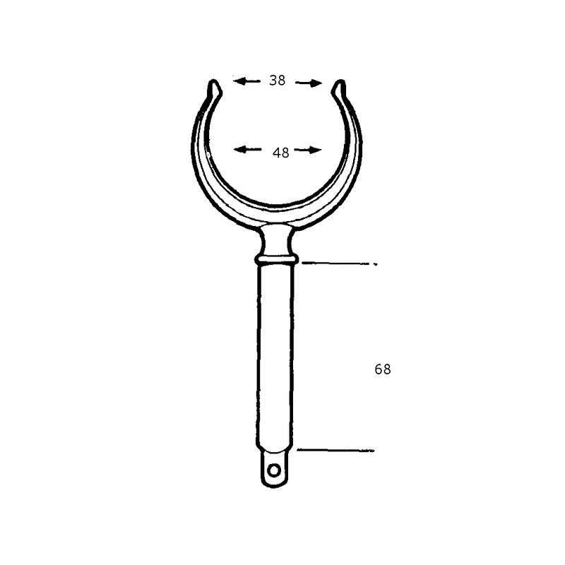 Scalmo Ottone Cromato Gambo 12mm 4 Scalmo Ottone Cromato Gambo 12mm - immagine 2