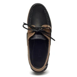 Scarpa Da Barca Da Uomo In Pelle - Tbs Phenis  - Blu Marine/marrone Chiaro -ORANGEMARINE scarpa da barca da uomo in pelle tbs phenis blu marinemarrone chiaro 2