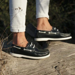 SCARPE DA BARCA DA DONNA - KOOJI - BLU NAVY -ORANGEMARINE scarpe da barca da donna kooji navy blu 11