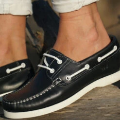 SCARPE DA BARCA DA DONNA - KOOJI - BLU NAVY -ORANGEMARINE scarpe da barca da donna kooji navy blu 12