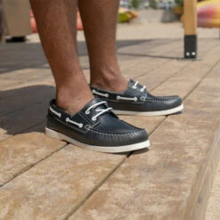 SCARPE DA BARCA DA UOMO - BLU NAVY - KOOJI 27 SCARPE DA BARCA DA UOMO - BLU NAVY - KOOJI -ORANGEMARINE scarpe da barca da uomo kooji navy blu 12