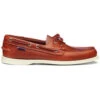 Scarpe Da Barca Docksides Portland Waxed Red - Sebago -ORANGEMARINE scarpe da barca docksides portland cerato rosso sebago