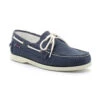 Docksides Portland Lavato Tela Blu Navy Scarpe Da Barca - Sebago -ORANGEMARINE scarpe da barca docksides portland washed canvas marine blue sebago