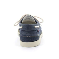 Docksides Portland Lavato Tela Blu Navy Scarpe Da Barca - Sebago -ORANGEMARINE scarpe da barca docksides portland washed canvas marine blue sebago 4