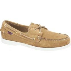 Sebago Docksides Sand Scamosciate - Scarpe Da Barca Uomo