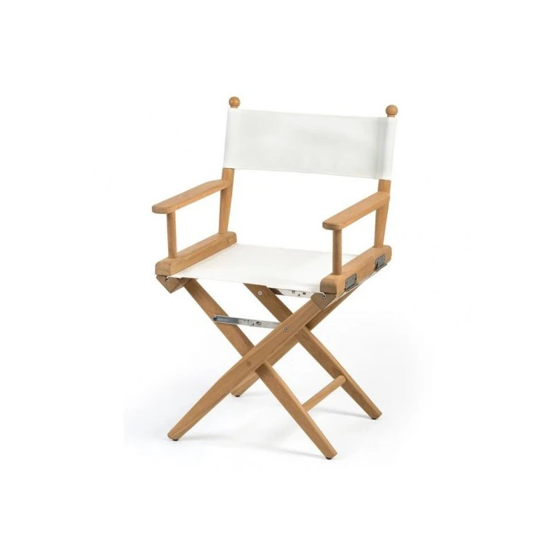 Sedia Pieghevole In Teak Con Tessuto Semplice - Arc Marine 3 Sedia Pieghevole In Teak Con Tessuto Semplice - Arc Marine