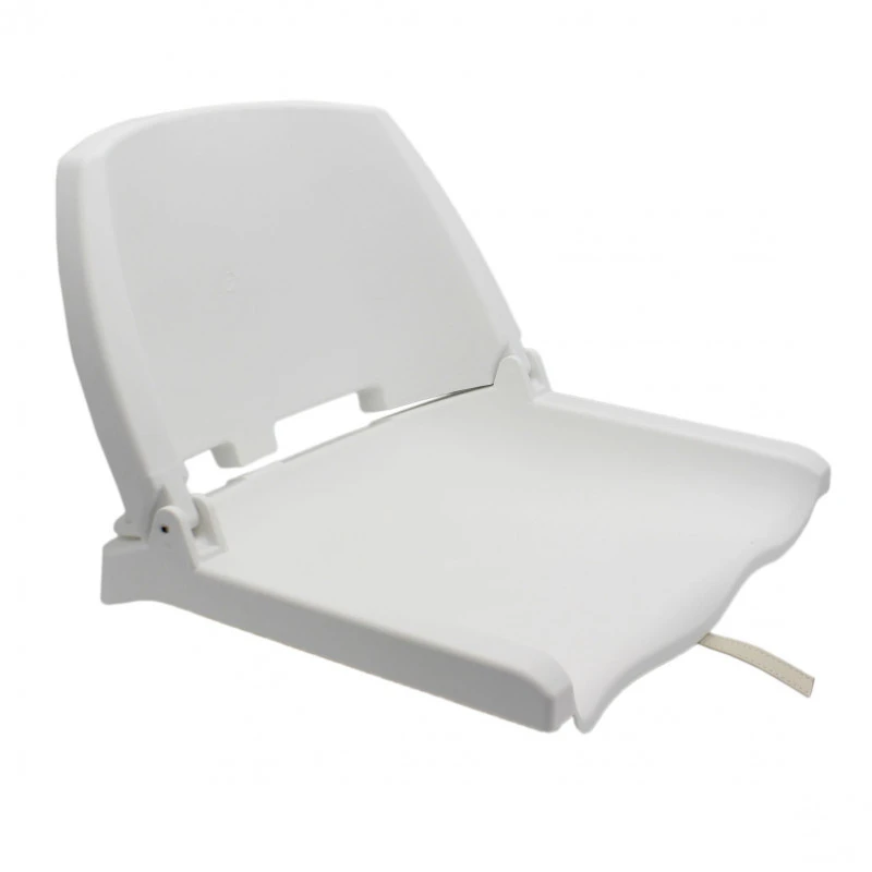 Sedile Per Barca Abbattibile Bianco Senza Cuscino Overdeck 5 Sedile Per Barca Abbattibile Bianco Senza Cuscino Overdeck - immagine 3