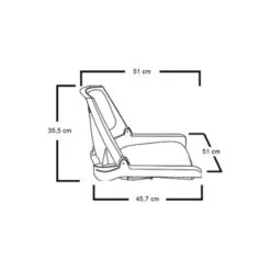 Sedile Per Barca Abbattibile Grigio Overdeck -ORANGEMARINE sedile per barca abbattibile grigio orangemarine 10