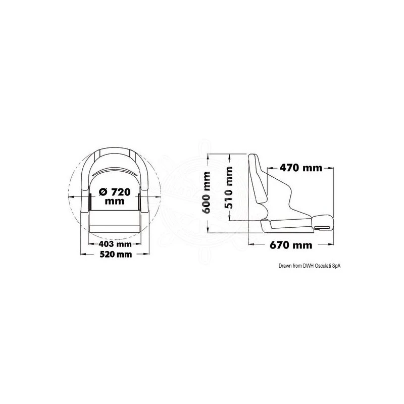 Sedile Per Barca Anatomico 4 Sedile Per Barca Anatomico - immagine 2