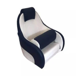 Sedile Per Barca Deluxe Deluxe Overdeck - Bianco / Blu -ORANGEMARINE sedile per barca deluxe deluxe orangemarine bianco blu 3
